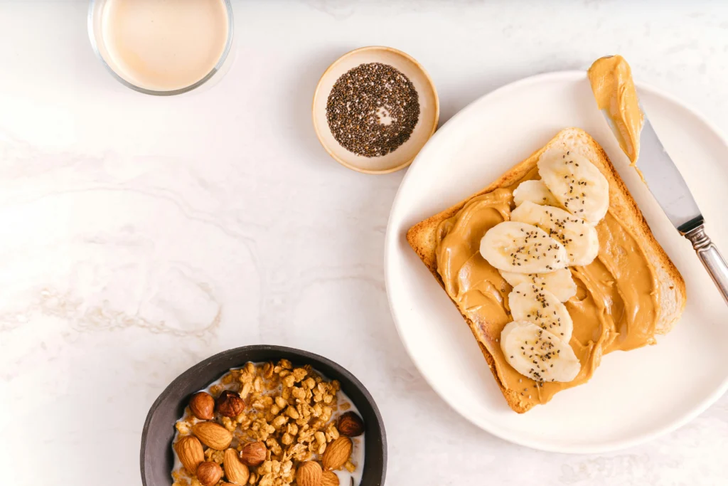 Peanut Butter and Banana Toast