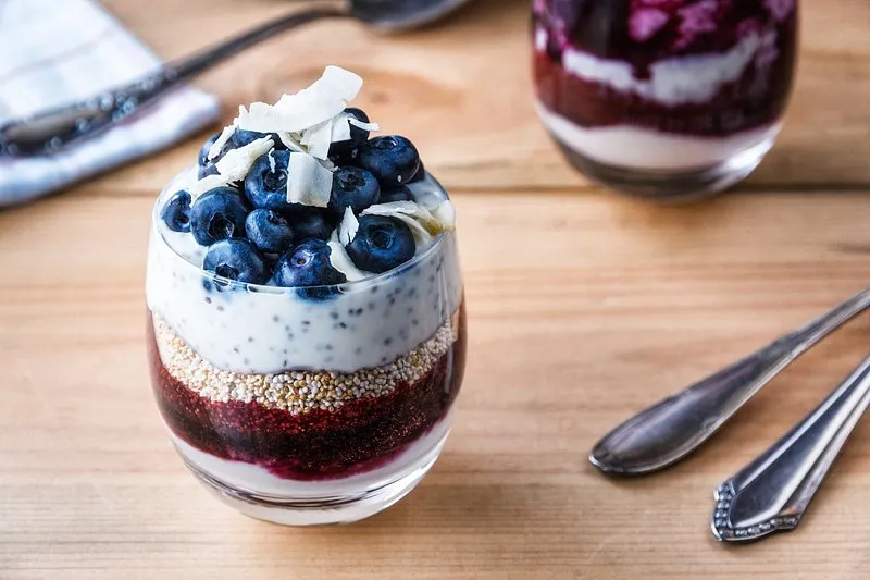 Vegan Greek Yogurt Parfait