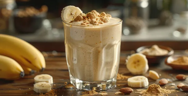 almond smoothie