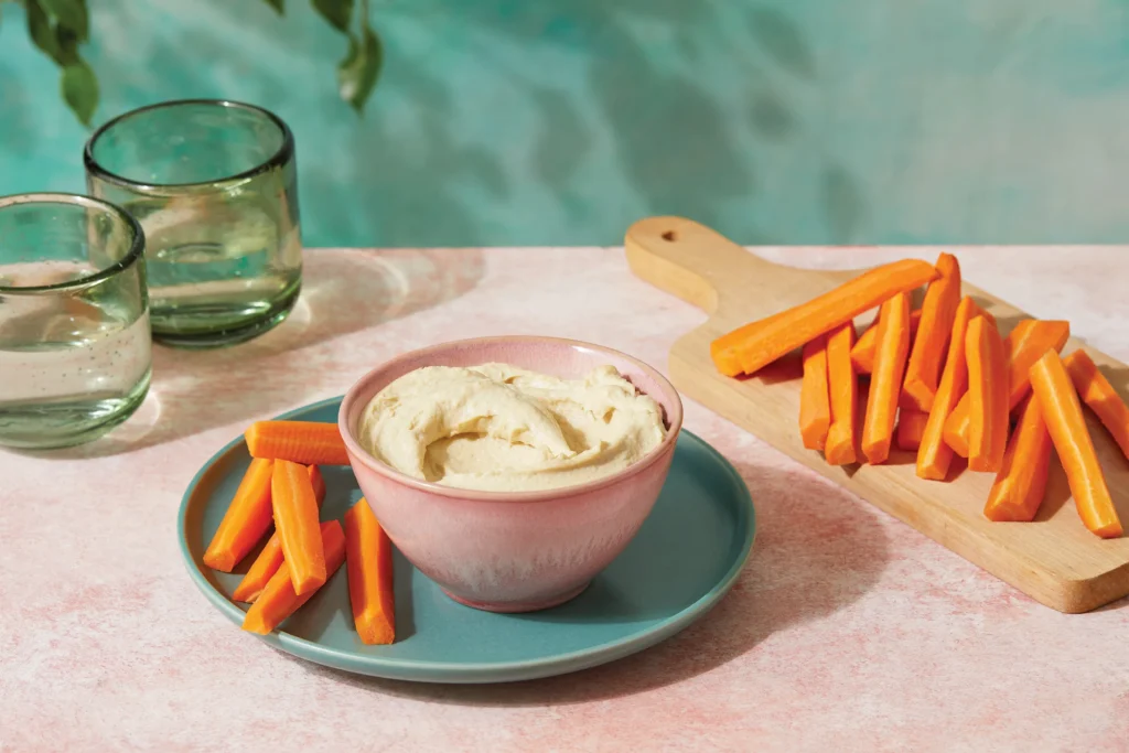 carrot sticks hummus dip 44fc404