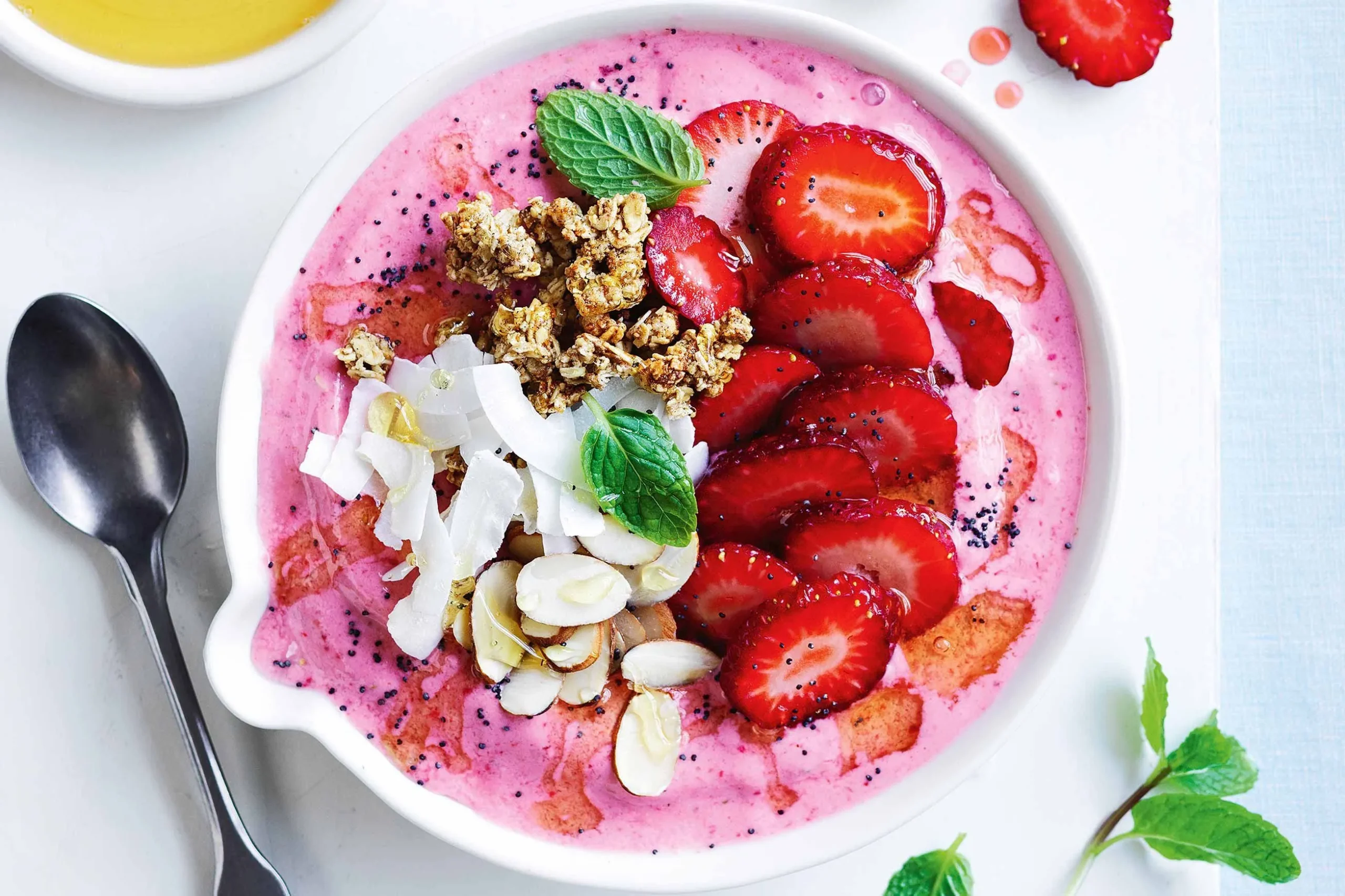 sept18 strawberry smoothie bowls scaled