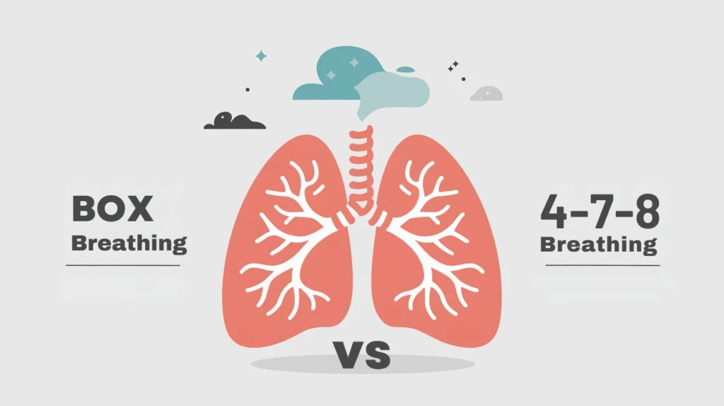 Box Breathing Vs 4-7-8 Breathing