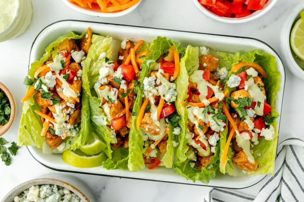 BBQ Chicken Lettuce Wraps 25